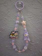Cute Purple Keychain Or Phone Charm