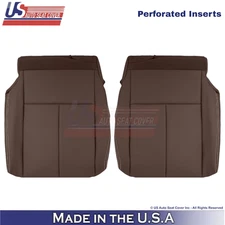 2015-2024 Fits Nissan Murano Leather Perf Driver & Passenger Bottom Covers Mocha