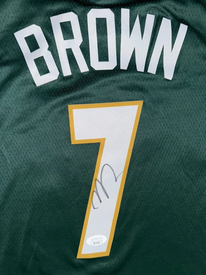 JAYLEN BROWN signed autographed BOSTON CELTICS Jersey FINALS MVP COA JSA CA74253 - Image 2 of 4
