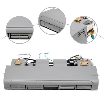 A/C Universal Evaporator 5 Shutters 12V Double Shaft Evaporator AC Evaporator US
