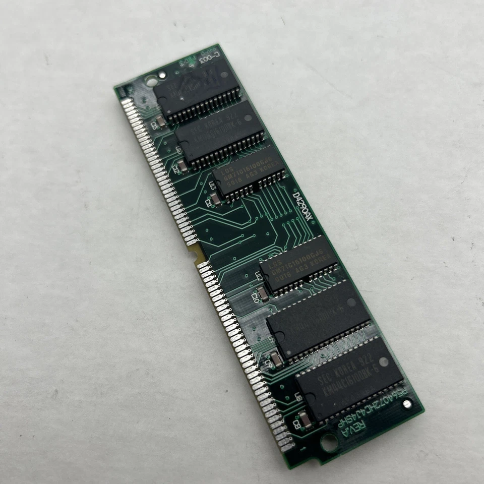 HP 64MB Fast Page FPM # 1818-7169 PARITY 60NS SIMM 72-PIN 16X36 MODULE # D4290A - Image 4 of 4