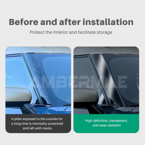 For Mini U25 Countryman 2024-2025 A Pillars Precut Paint Protection Film PPF TPU - Picture 3 of 9