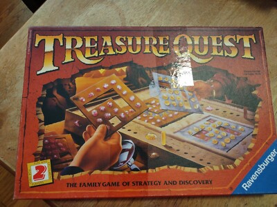 Vintage ''Treasure Quest'' Board Game by Ravensburger - 1996 Ed - 100% Complete