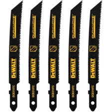 DeWalt 18 TPI T-Shank Medium Metal Cutting Jig Saw Blade 5-Pack | 3-5/8 in.