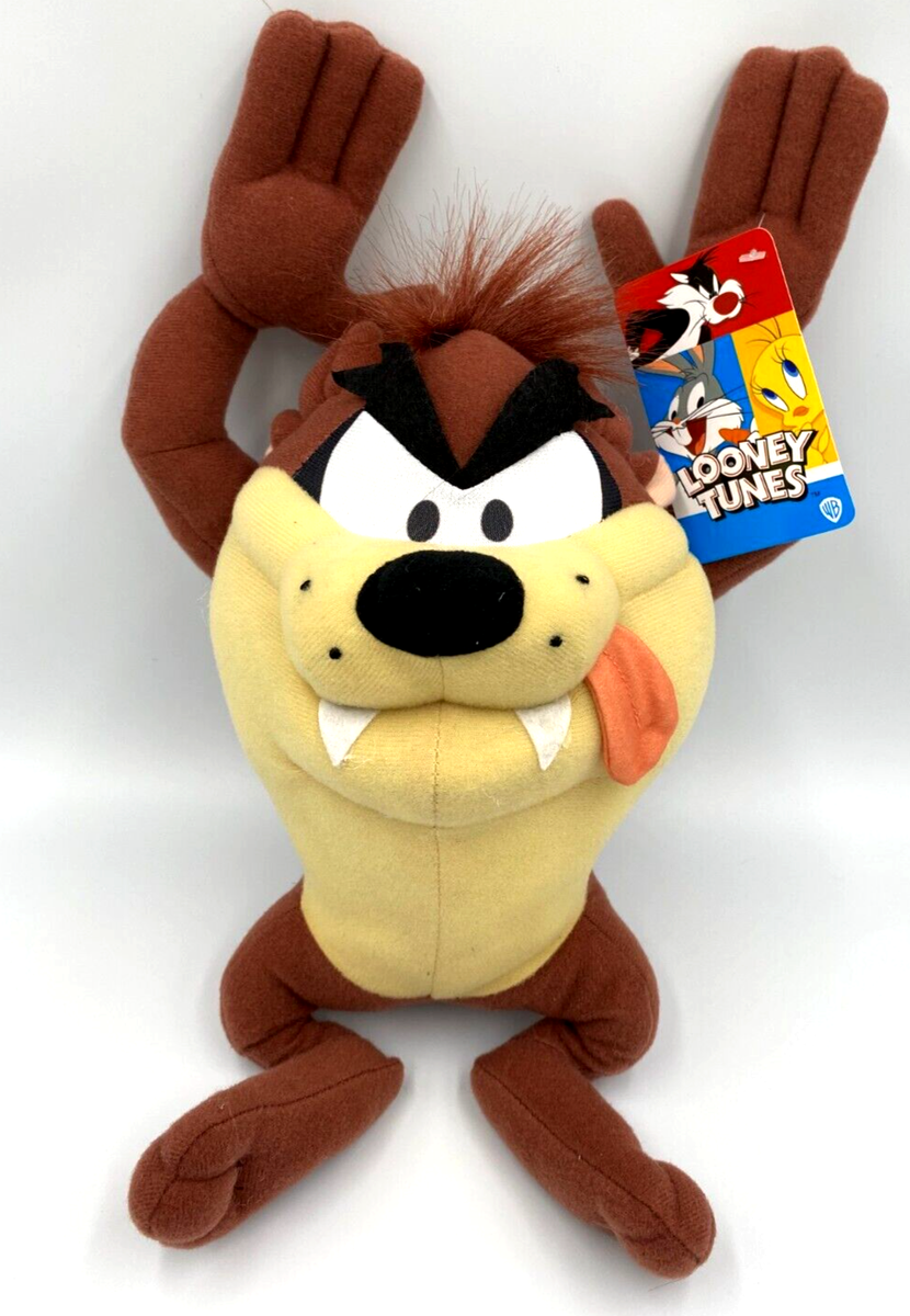 Looney Tunes タズマニアン・デビルぬいぐるみ Looney Tunes Plush Toy Large TAZ Tasmanian Devil 12 inch NWT