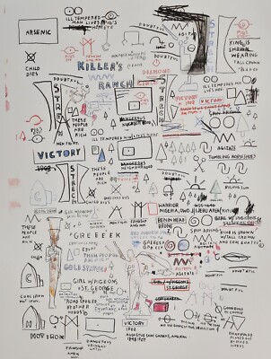 JEAN-MICHEL BASQUIAT * Untitled * 70x50 cm * Lithografie