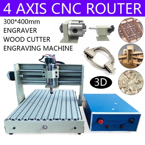 3/4Axis CNC 6090 6040 3040 Router Engraving Milling Machine 400/800/1500/2200W - Picture 29 of 42