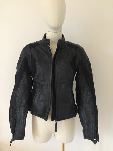 Giacca Moto Suomy Pelle Misto Tessuto con protezione taglia 46 | eBay