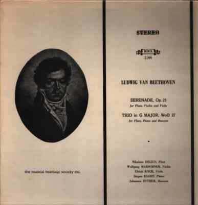 LP Beethoven Serenade op. 25 / Trio in G Major WoO 37 NEAR MINT musical herit