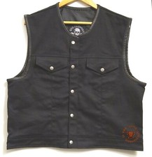 Jeansweste Bad Co.  Denim Zip Bad Company Leatherwear Biker Kutte Reißverschluß