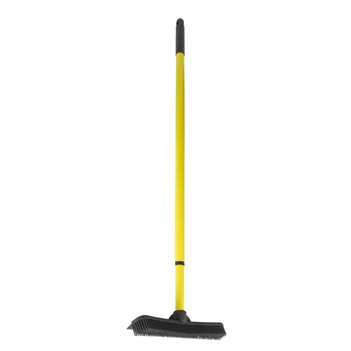 Original Indoor Pet Hair Rubber Broom with Carpet Rake and