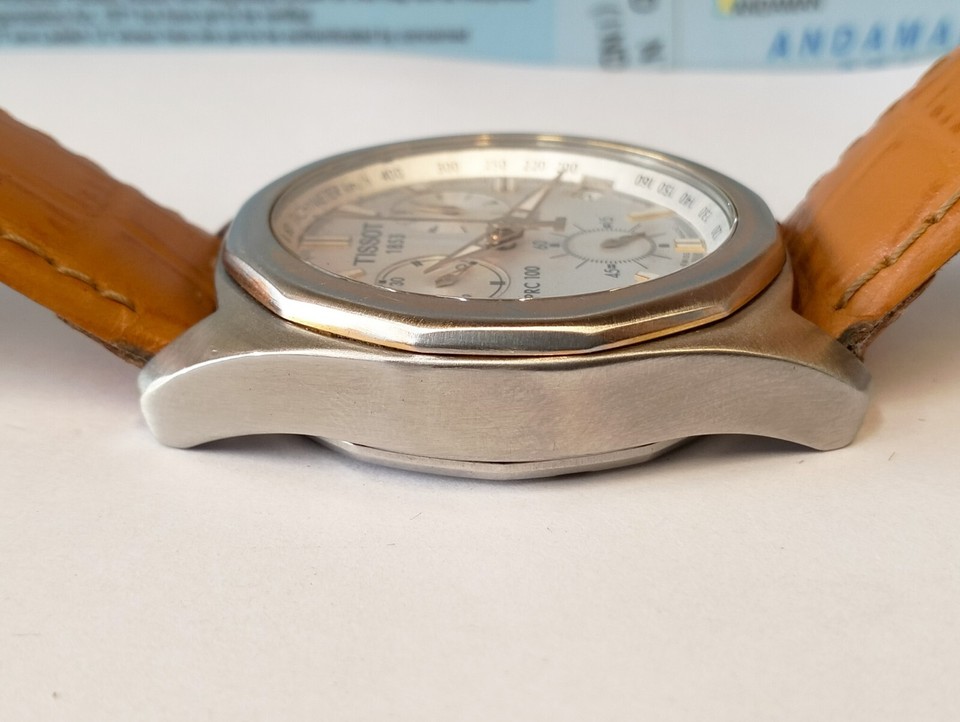 TISSOT PRC100 CHRONOGRAPH QUARTZ WHITE DIAL P862/962 SWISS MEN FULL ...