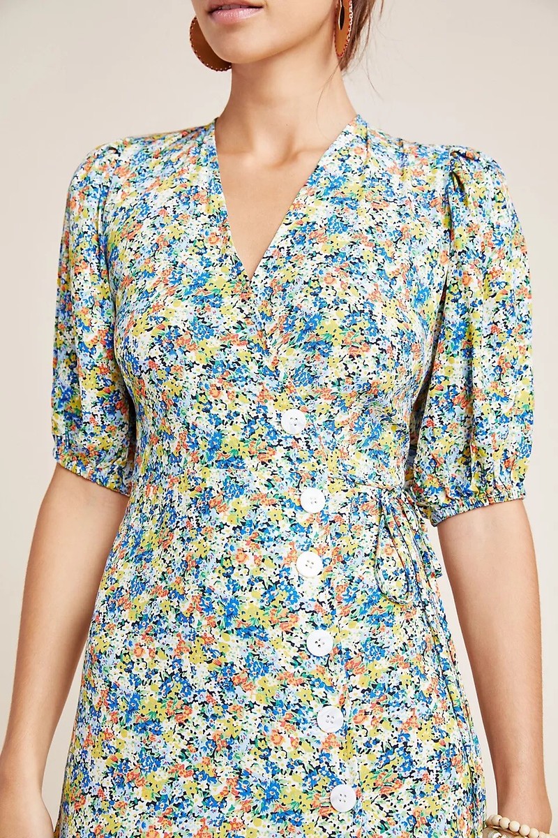 faithfull marta midi dress NWT Faithfull the Brand Marta Midi Dress Sz 4 Floral Z522-3
