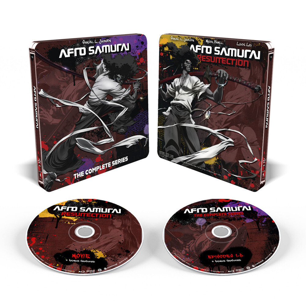 Afro Samurai Complete Series + Resurrection Movie BLURAY