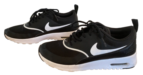 Nike Air Max Thea Women Teen Shoes Black 599409  US 6.5 UK  4 & EU 37.5 - Zdjęcie 1 z 19