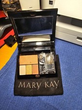 Mary Kay Makeup Custom Compact Filled Cheek Eye Lipstick Blush dented by brush 