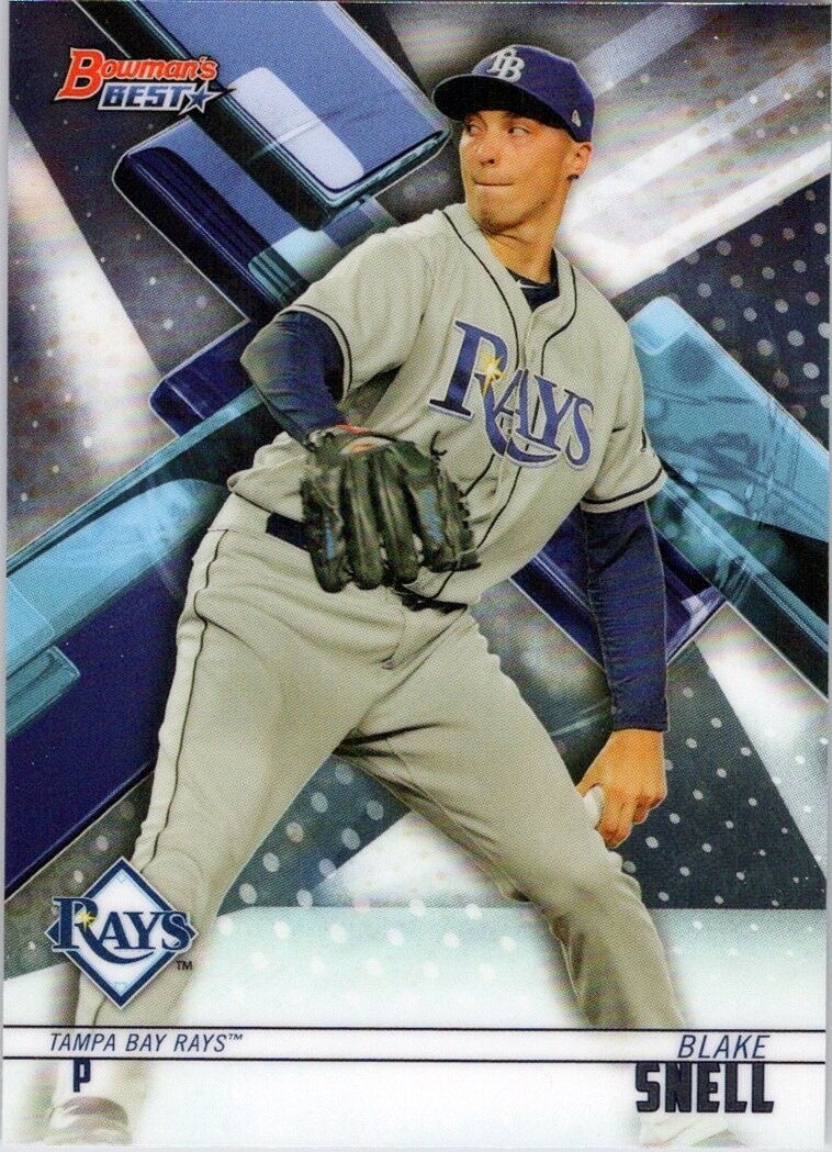 2018 Bowman's Best #69 Blake Snell Tampa Bay Rays