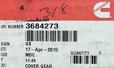 みんみんページ Cummins ISX Upper Front Timing Cover 3684273 for sale online | eBay