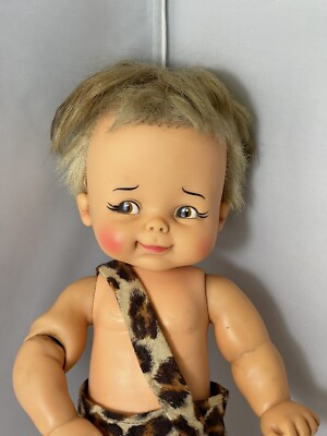 Vintage Ideal Hanna Barbera Bam Bam Doll 12 Vintage Ideal Hanna Barbera Bam Bam Doll 12
