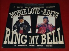 Monie Love vs. Adeva:   Ring My Bell    1991  EX+     7"