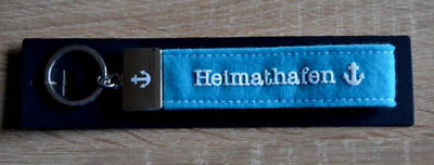 Depesche felt keyring, ''home port'', new