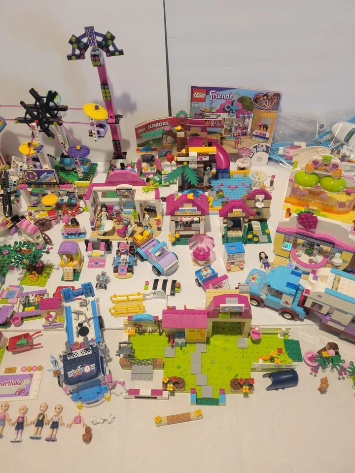 Lego Friends ENORME Lote de 21 Juegos Heartlake Salón Juice Bar Olivia Emma Barn Foto 4 de 4