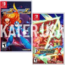Mega Man X 1 + 2 & Zero/ZX Legacy Collection Switch Brand New Game Bundle
