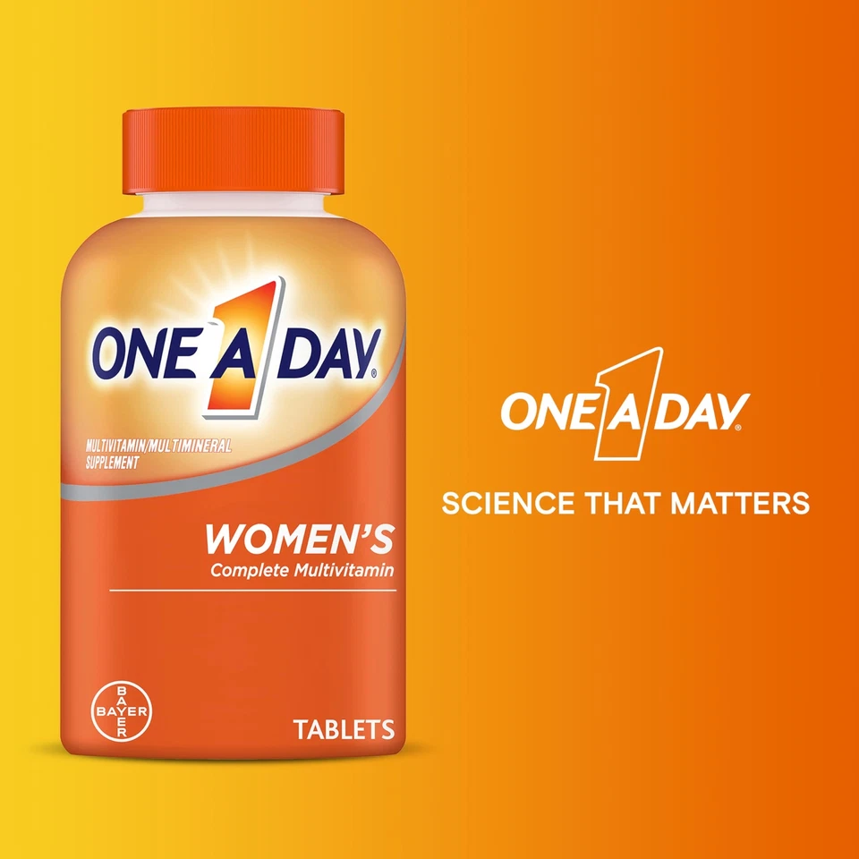 ONE A DAY Womens Complete Daily Multivitamin with Vitamin A B C D and E Calc... - Image 4 of 4