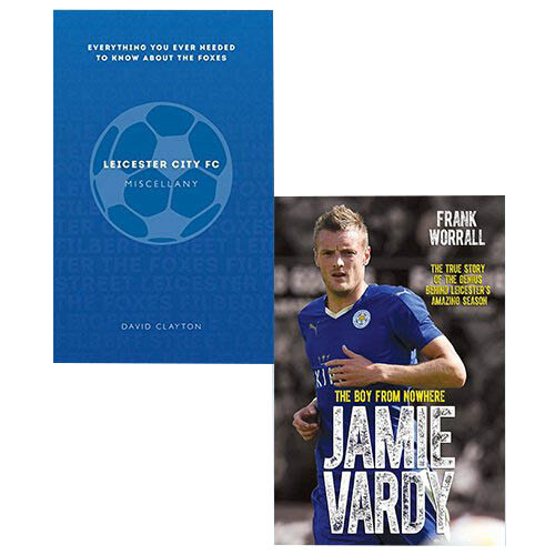 Leicester City FC Miscellany, Jamie Vardy, 2 Books Collection Set Paperback NEW