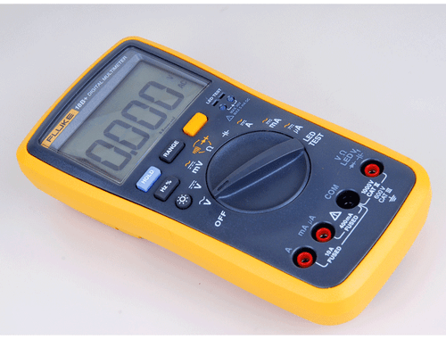 Fluke 18B+ AC/DC Voltage Current Resistance Capacitance LED Test Multimeter - Picture 5 of 10