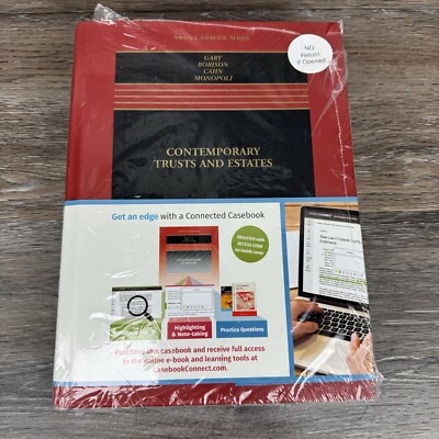 Contemporary Trusts and Estates Connected Casebook Aspen Casebook by Susan