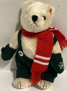 Ty Attic Treasures Weatherby Bear #6823 2000 Retired Red Scarf Green Pants