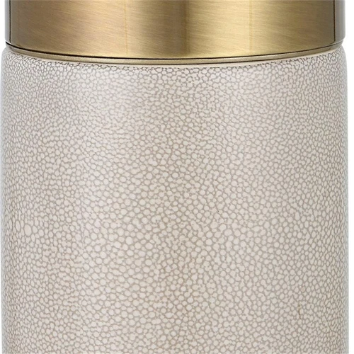 Uttermost Adelia Contemporary Metal Ceramic Fabric Table Lamp in Brass/Gold - Picture 6 of 7