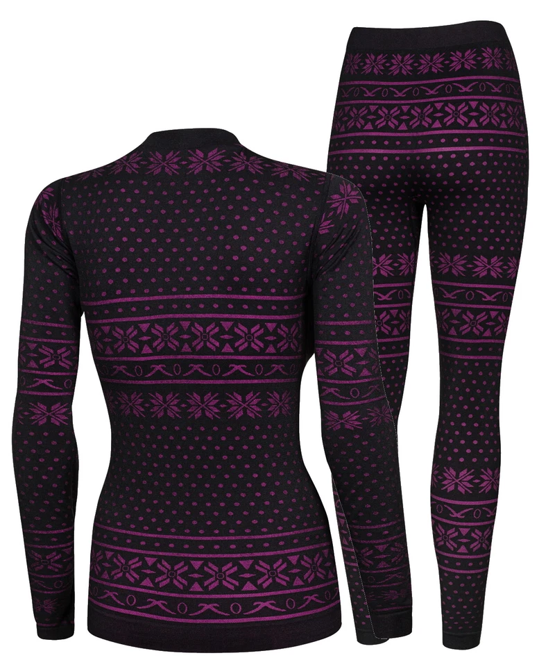 Damen Funktionsunterwäsche SNOWFLAK Thermounterwäsche Skiunterwäsche Unterwäsche - Bild 3 von 4