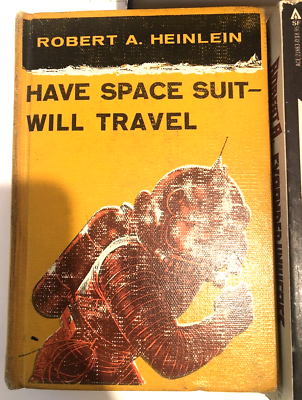 Robert A. Heinlein lot of 5 vintage hardbacks and paperbacks