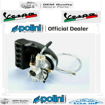 Polini CP 24 Elastic Connection Carburetor Air Filter Vespa PK 50 S XL Rush HP N
