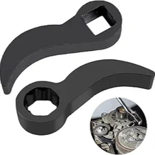 2 PCS Pry Bar Wrench Adaptor Head, Crowbar Adapter Head Tool, Ratchet Pry Bar