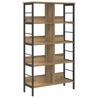 BüCherregal Artisan-Eiche 82X32X144,5 Cm Holzwerkstoff Standregal