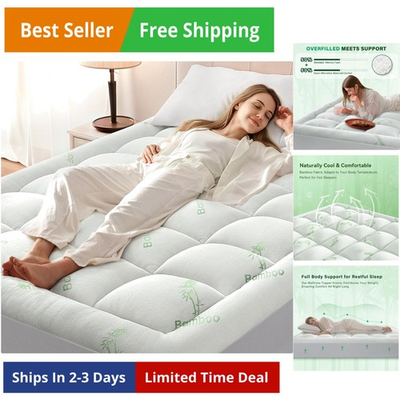 #ad Memory Foam Mattress Topper California King for Back Pain Rayon Derived from... $100.72