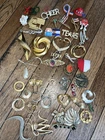40+ Piece Pin Lot Vintage/Modern Unmarked Costume Jewelry Lot #2