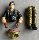 1985 vintage GIJOE Flint action figure PARTS LOT used RARE Hasbro 3.75"