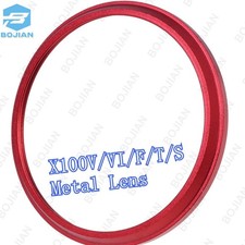 Fujifilm X100V/VI/F/T/S Metal Lens Decoration Ring in Black/Red Aluminum