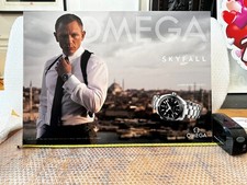 New Omega 007 James Bond Skyfall Promotional Shop Display Sign XL Size A2