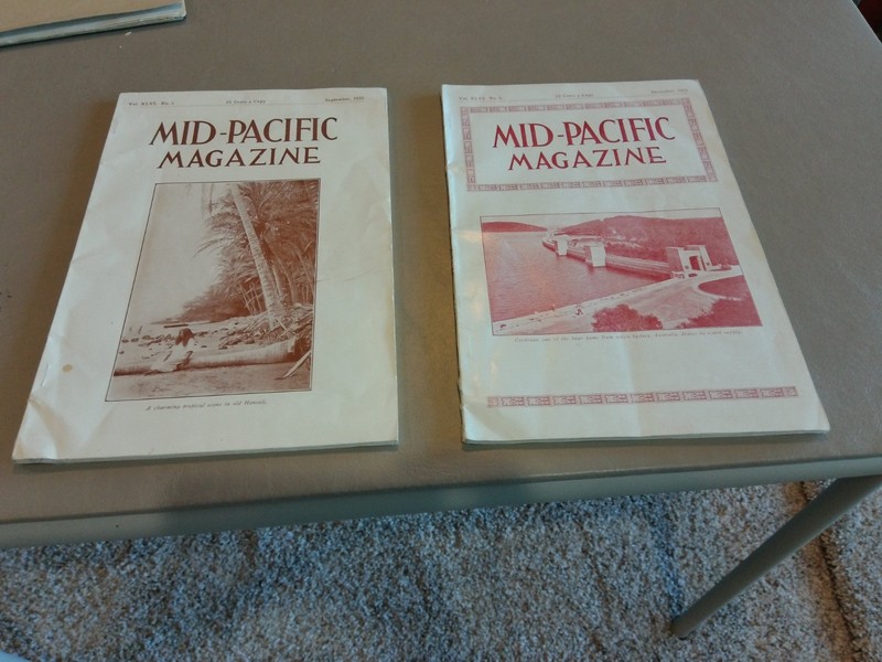 2 Mid-Pacific Magazines Sept & Dec 1933 Hawaii, Australia, China, Japan, etc