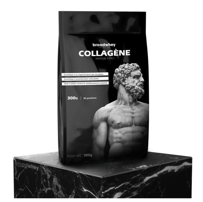 Collagène bovin poudre 300g Broadwhey peptide cure complément alimentaire articulations