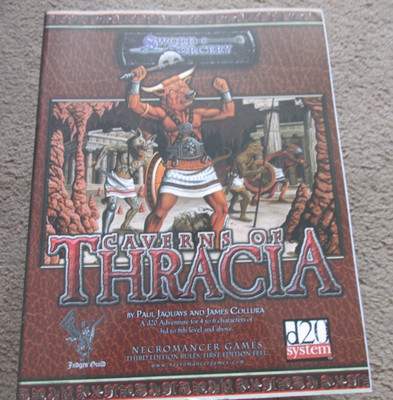 A D&D D20 3.5E CAVERNS OF THRACIA S&S VGC DUNGEON DRAGON