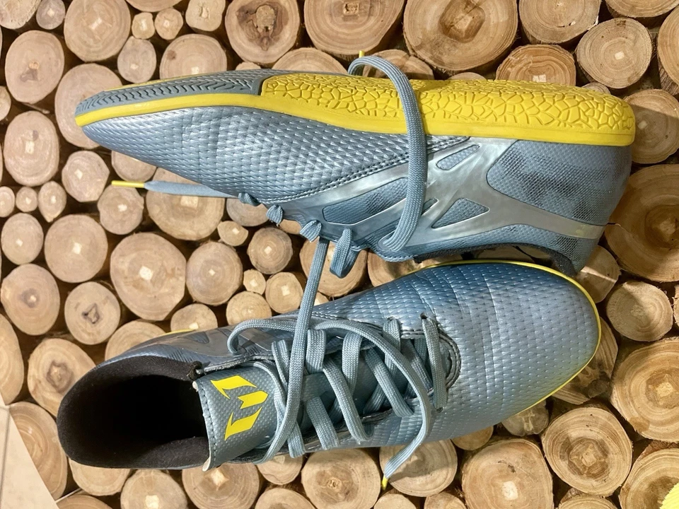 Adidas Messi 15.3 TF Me 11.5 Fútbol Azul Hielo Césped Fútbol Zapatos Tenis para Correr Foto 4 de 4