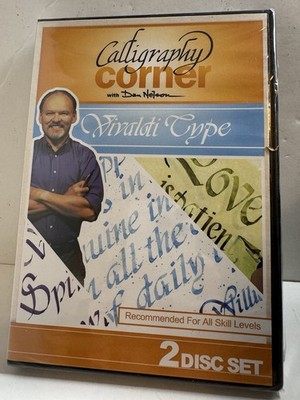 Calligraphy Corner Vivaldi Instruction DVD Dan Nelson New Sealed 2 Disc Set
