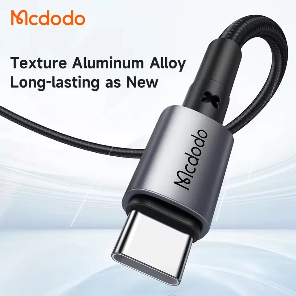 Mcdodo 65W PD USB C To C Charging Nylon Cable Plated Metal Housing 60W PD - Image 3 of 4