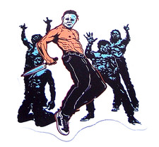 Halloween Michael Myers Cut Sticker Decal Movie Horror Film The Boogeyman
